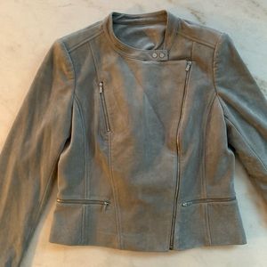 Calvin Klein Grey Suede Jacket size Large